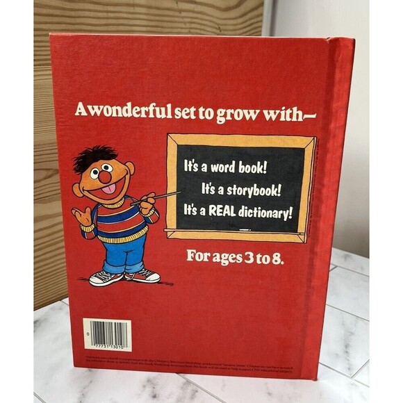 Big Birds Sesame Street Dictionary Book Volume 1 Vintage 1981 Hardcover Book - Picture 3 of 6
